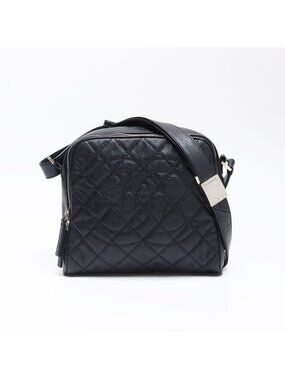 Chanel Shoulder Bag Caviar Leather CC Logo